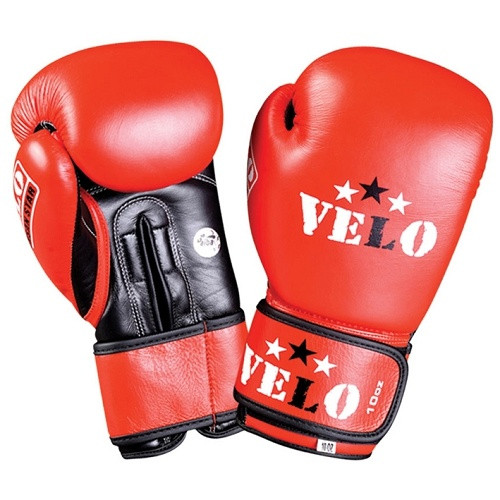 Перчатки боксерские Velo 2080 red 10 УН - фото 1 - id-p85311343