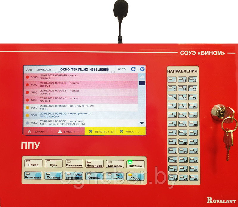 Прибор управления пожарный ППУ Бином - фото 1 - id-p165917713