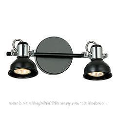 Светильник Спот 2*50Вт GU10 BK+CH : SP.031-72-08