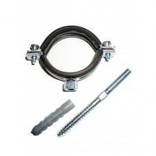 Хомут стальной 2 1/2" (74-80) М8 в комплекте