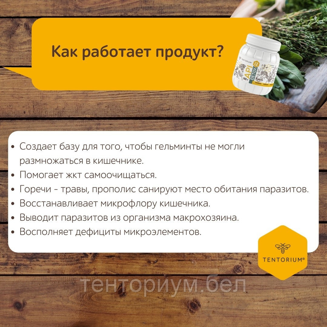 Концентрат напитка ApiDetox 12 для антипаразитарной защиты 100гр. - фото 4 - id-p165919677