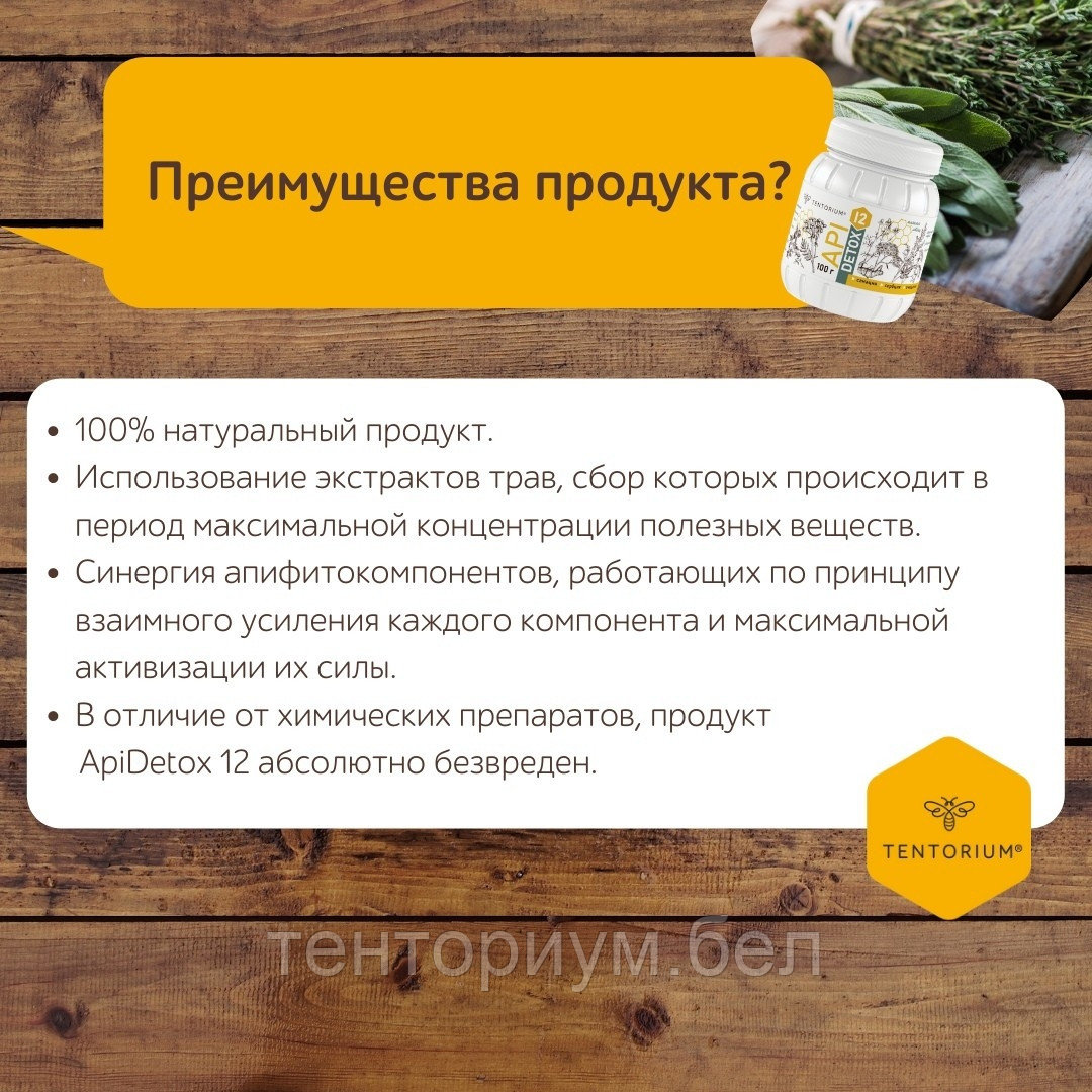 Концентрат напитка ApiDetox 12 для антипаразитарной защиты 100гр. - фото 6 - id-p165919677