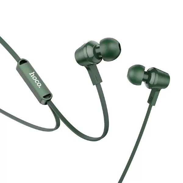 Наушники с микрофоном HOCO M86 (1.2м) Зеленые - фото 1 - id-p165562800