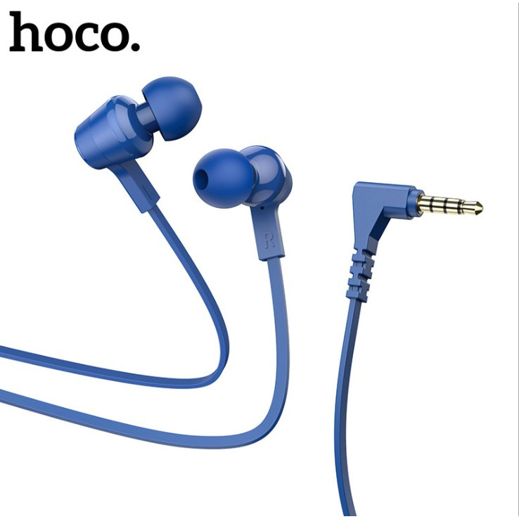Наушники с микрофоном HOCO M86 (1.2м) Синие - фото 1 - id-p165562801