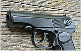 Пневматический пистолет МР 654К-32 (борода, узкая рамка, черная рукоять)., фото 4