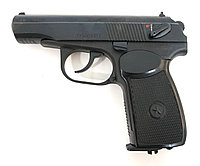 Пневматический пистолет МР 654К-20 c "бородой" черная рукоятка (Пистолет Макарова)., фото 1