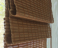 Римские шторы из бамбука Какао 1600
