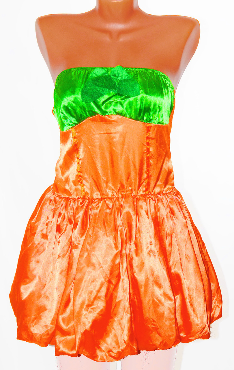 Платье карнавальное "Тыквенная Мисс" на размер S - фото 2 - id-p165923668