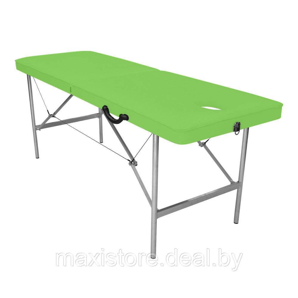 Массажный стол Mass-stol 180х60х70 см (фисташковый) + подушка - фото 1 - id-p165926420