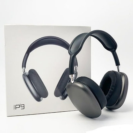 Беспроводные Hifi 3.0 наушники Stereo Headphone P9 аналог Aple AirPods Max (Черный), фото 2