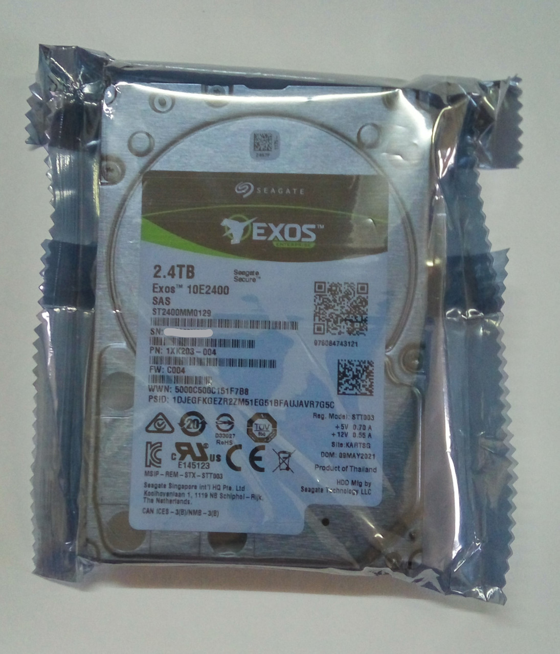 ST2400MM0129 Жесткий диск Seagate Exos 10E2400 2.4TB 10K 12G 2.5 SAS - фото 1 - id-p160783039