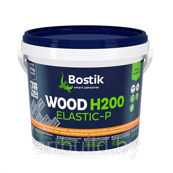 Силановый клей для паркета Bostik WOOD H200 Elastic (21 кг.)