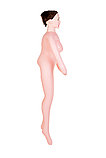 Кукла надувная Gabriella с реалистичной головой, брюнетка, с тремя отверстиями, фото 3