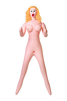 Кукла надувная Celine с реалистичной головой, блондинка, с тремя отверстиями, фото 1