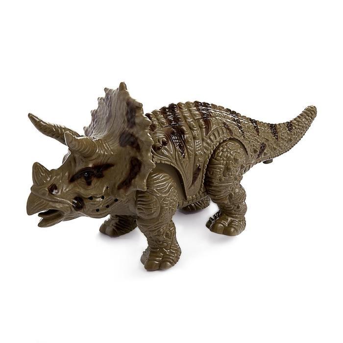 Динозавр «Трицератопс», работает от батареек, световые и звуковые эффекты, МИКС - фото 4 - id-p165974155