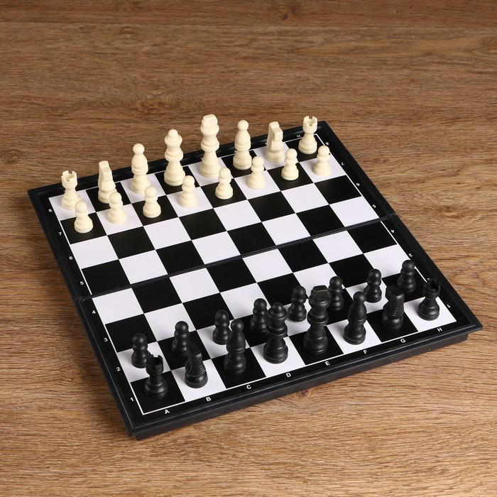 Шахматы "Слит", 31 х 31 см, король h-6.5 см, пешка h-3 см - фото 1 - id-p165976531