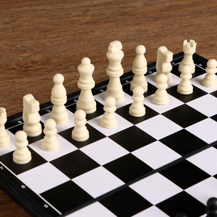 Шахматы "Слит", 31 х 31 см, король h-6.5 см, пешка h-3 см - фото 2 - id-p165976531