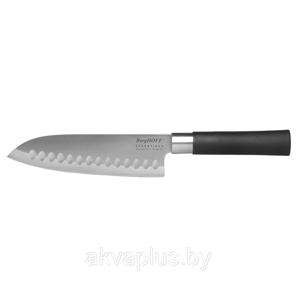Нож сантоку BergHoff  Essentials волнистый 17см 1301087