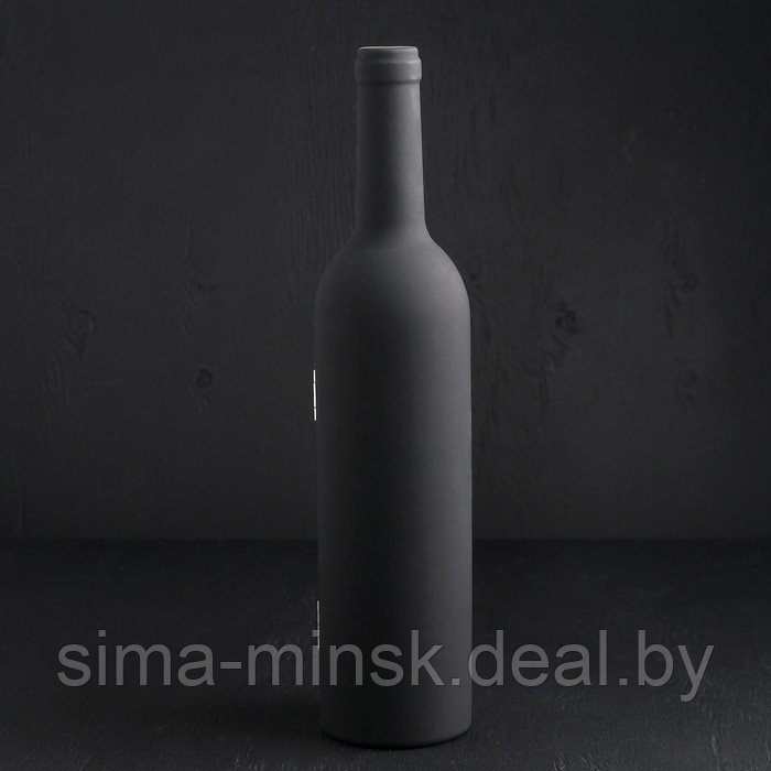 Набор для вина Доляна «Бутылка», 5 предметов: пробка, кольцо, каплеуловитель, штопор, нож для срезания фольги - фото 2 - id-p165986260