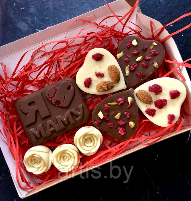 Шоколадный набор для мамы №2 (ручная работа). - фото 2 - id-p165988538