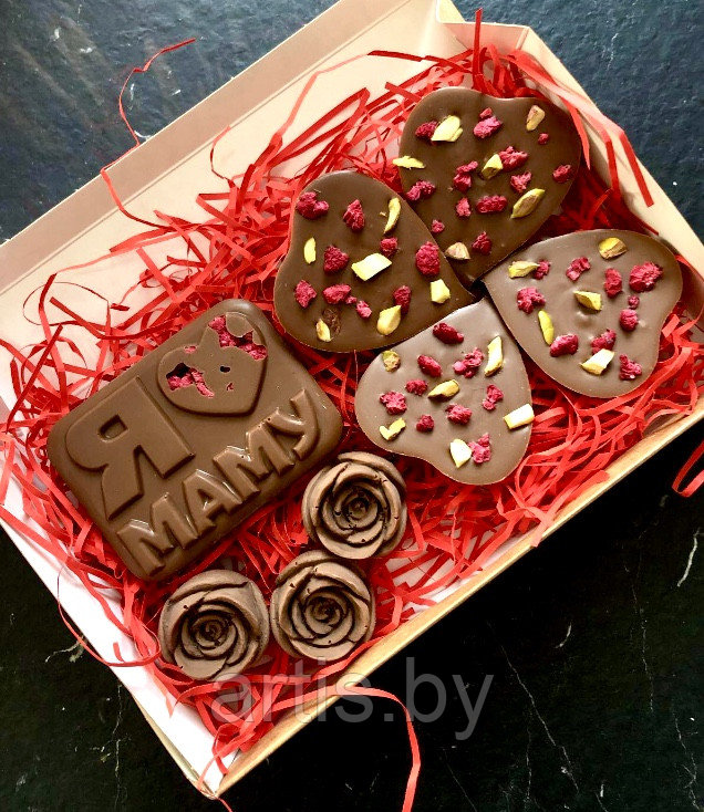 Шоколадный набор для мамы №2 (ручная работа). - фото 4 - id-p165988538