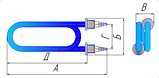 ТЭН-100A13/4.0P220-98А, фото 2
