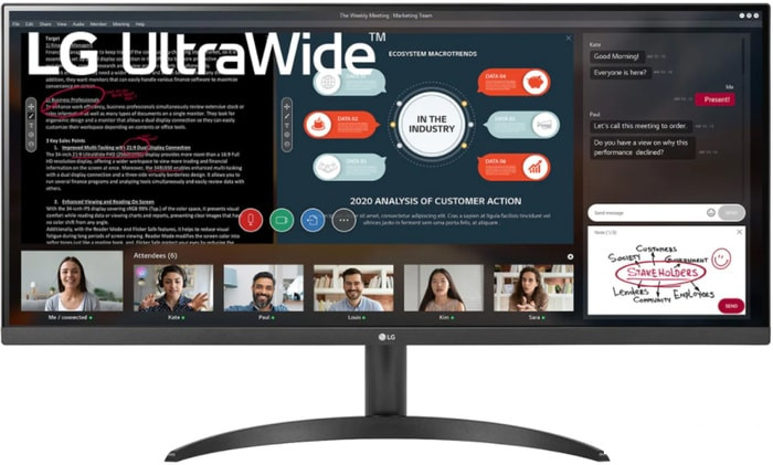 Монитор LG UltraWide 34WP500-B - фото 1 - id-p165728918