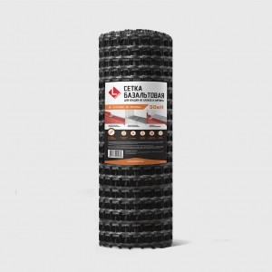 Базальтовая сетка для кладки Lichtar 50, 0,25х25 м, ячейка 25х25