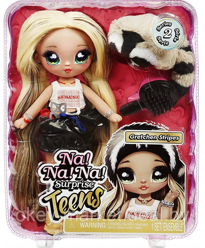 Кукла Na Na Na Surprise Teens Gretchen Stripes 2 серия - фото 2 - id-p166060364