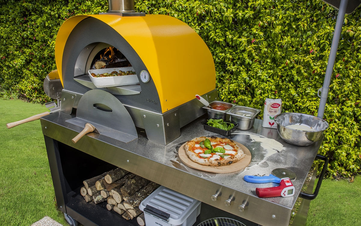 Печь для пиццы на дровах Alfa CIAO TOP, серый - фото 5 - id-p165964351