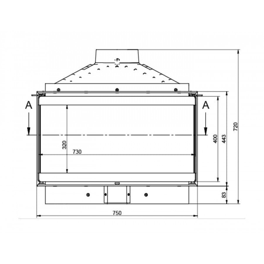 Каминная топка KFD ECO MAX 7 3F STANDARD - фото 7 - id-p92973624