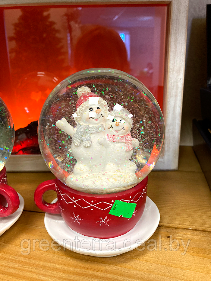 Снежный шар "Чашка со снеговиком" [530686] - фото 5 - id-p124556729