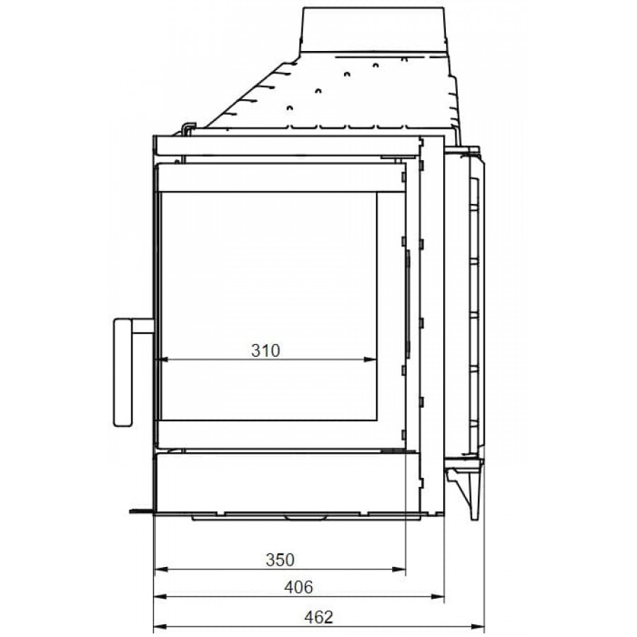 Каминная топка KFD ECO MAX 7 L/R BASIC - фото 10 - id-p92973643