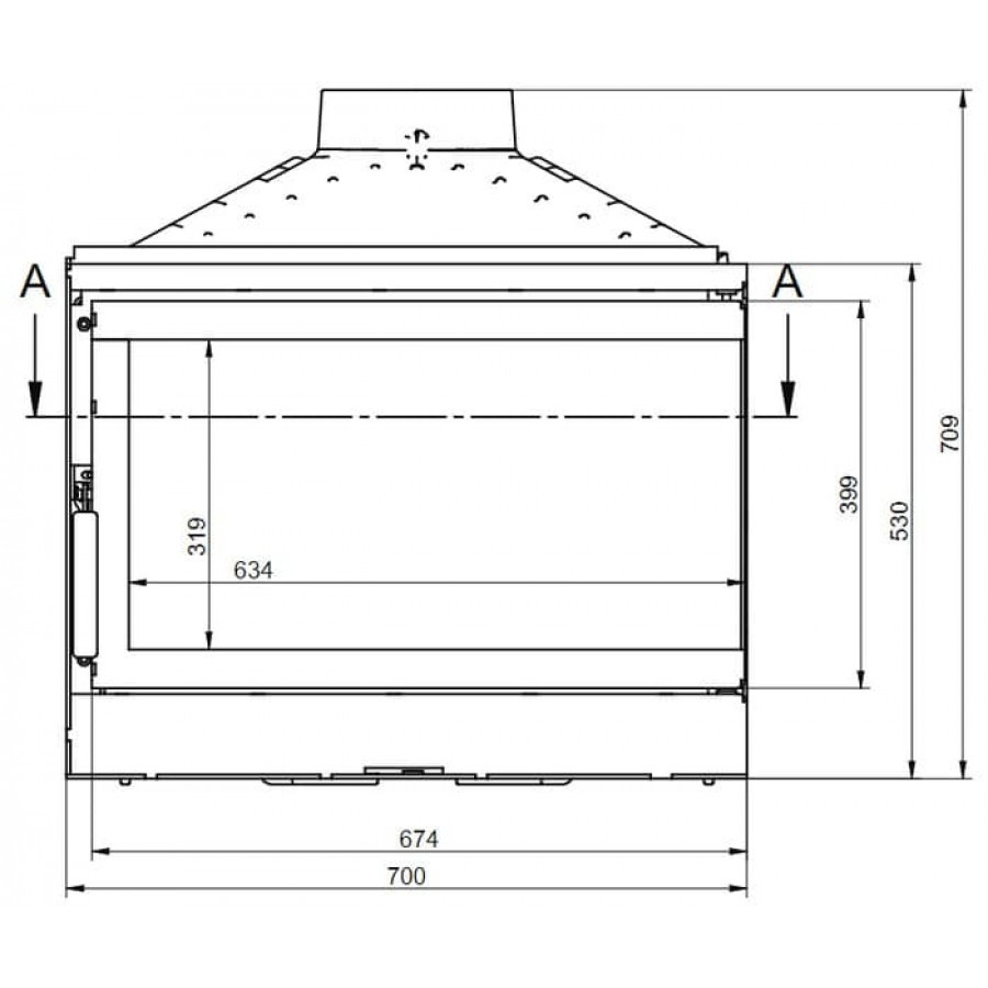 Каминная топка KFD ECO MAX 7 L/R BASIC - фото 9 - id-p92973643