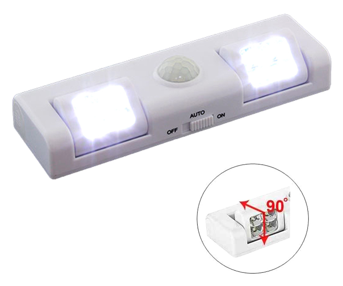 Беспроводная LED лампа с датчиком движения и сумерек - фото 1 - id-p166067962