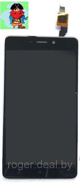 Экран для Xiaomi Redmi 4 16Gb с тачскрином, цвет: черный - фото 1 - id-p62241380
