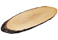 Доска сервировочная 50-59x20 см, деревянная с корой Kesper 61202