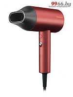 Фен для волос электрический сушки укладки с ионизацией Xiaomi Showsee Hair Dryer A5-G красный