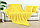 Королевский плед Шиншилла двухслойный Цвет Желтый, фото 2