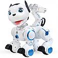 Собака робот ZYB-B2856 на  р/у (сенсорные датчики, программируется, свет, звук, лай), фото 6