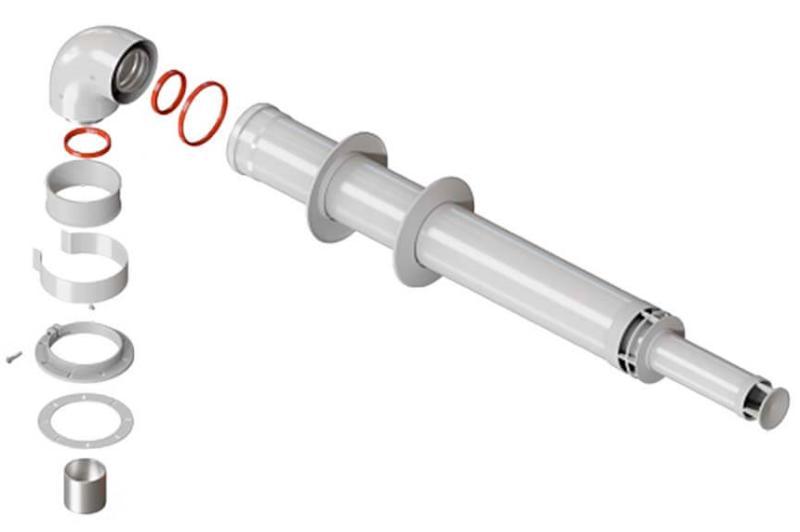 Коаксиальный дымоход к газ. котлам Viessmann в сборе