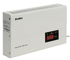 Стабилизатор напряжения SVEN SLIM-500 LCD
