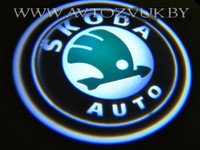 Светодиодный проектор логотипа для Skoda, фото 2