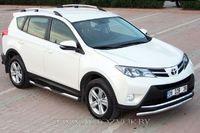 Рейлинги для Toyota Rav4 2013- Полированный алюминий