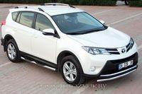 Рейлинги для Toyota Rav4 2013- Черный алюминий - фото 1 - id-p166088407