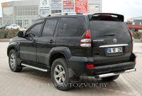 Рейлинги для Toyota Land Cruiser Prado 150 2009- Черный алюминий