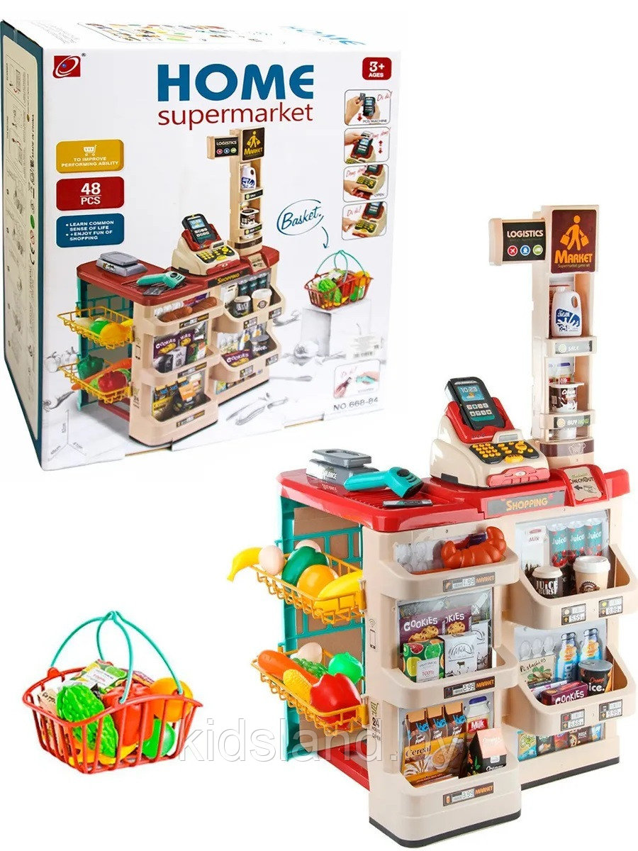 Игровой набор "Супермаркет с тележкой", арт. 668-84 - фото 5 - id-p166110298