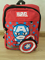 Рюкзак детский MARVEL Капитан Америка с кошельком