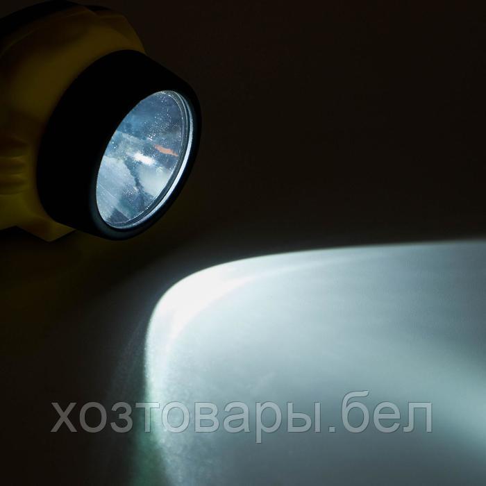 Фонарь налобный, 1 LED, 1 режим, 3 АА, микс, 7х7 см - фото 5 - id-p162396702