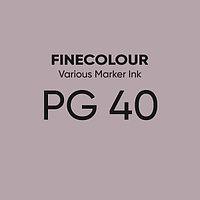 Чернила Finecolour Refill Ink для спиртового маркера, 21мл. (пурпурно-серый №6)